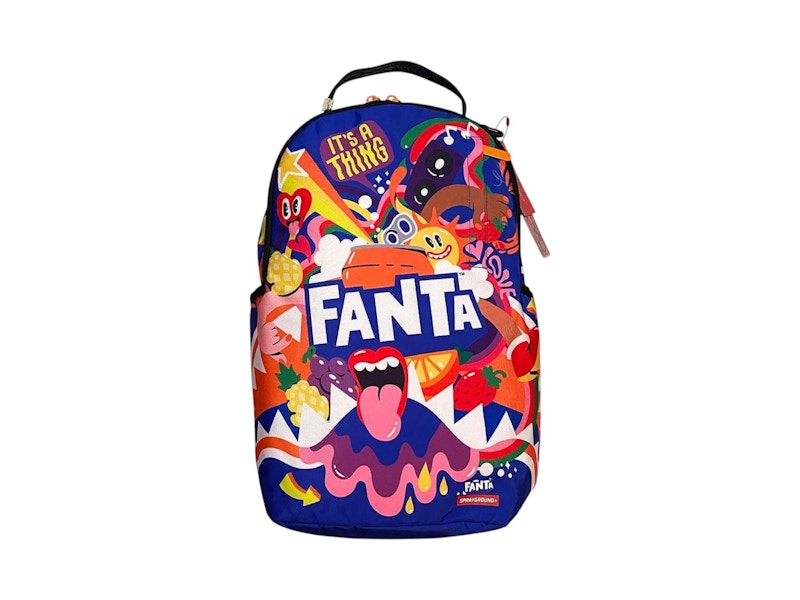 Pre-owned Sprayground Fanta Allover Dlxr Backpack In Multi