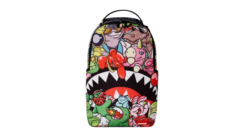 Pre-owned Sprayground Fight To The Finish Dlxr Backpack In Multi