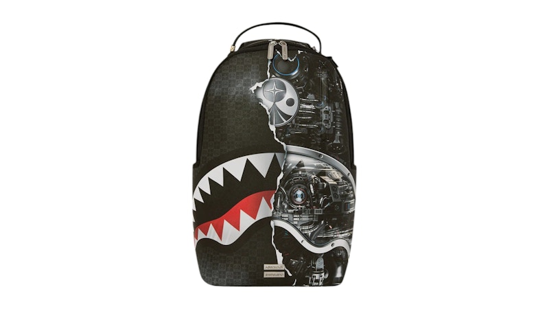 Sprayground Foundation Lady Demerzel Robotic Shark Backpack Multicolor