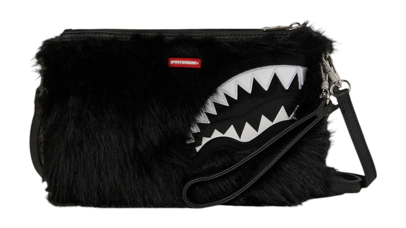 Sprayground Furzilla Shark Night Crossover Clutch Bag Multicolor