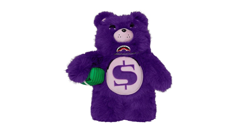 Sprayground Furzilla Shark (Purp) Moneybear Backpack Multicolor