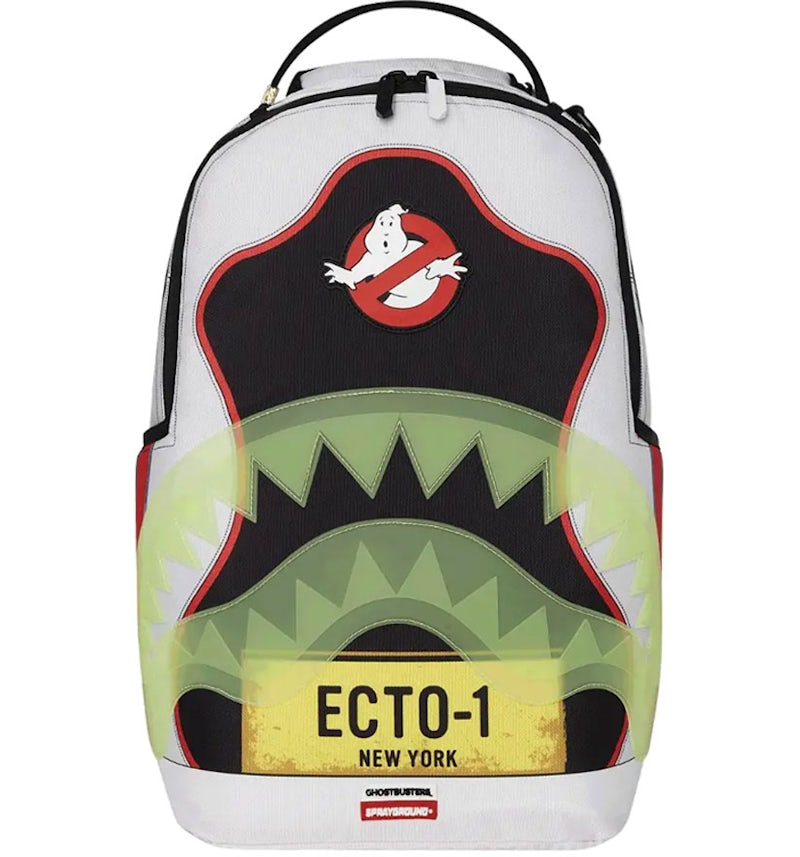 Sac à dos Sprayground Ghostbusters Ecto Shark blanc de la