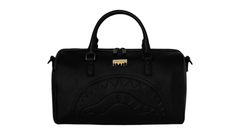 Sprayground Gold Brick Drop Mini Duffle Bag Black/Gold メンズ - JP