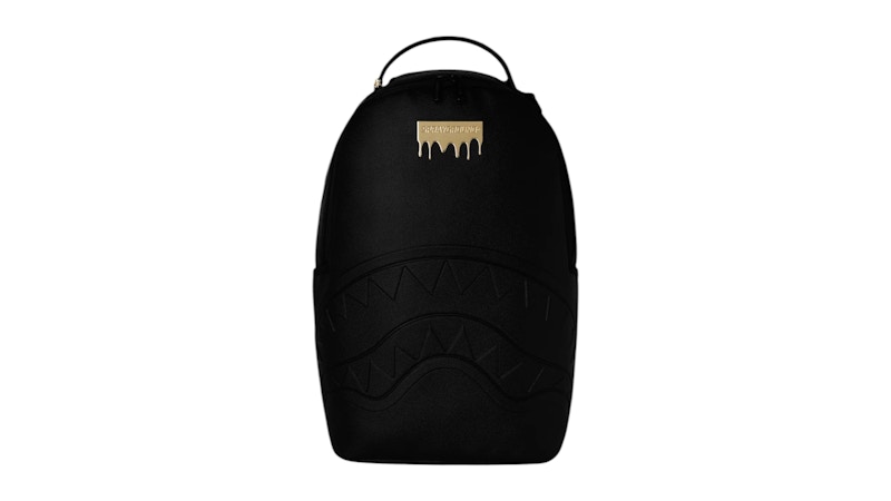 Sprayground Gold Brick Luxe Backpack in Black