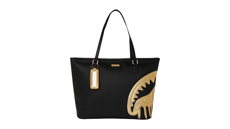 Sprayground Goldheart Shark Drip Tote Multicolor