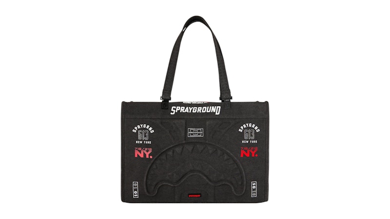 Sprayground Grid Locked Tortuga Tote Multicolor