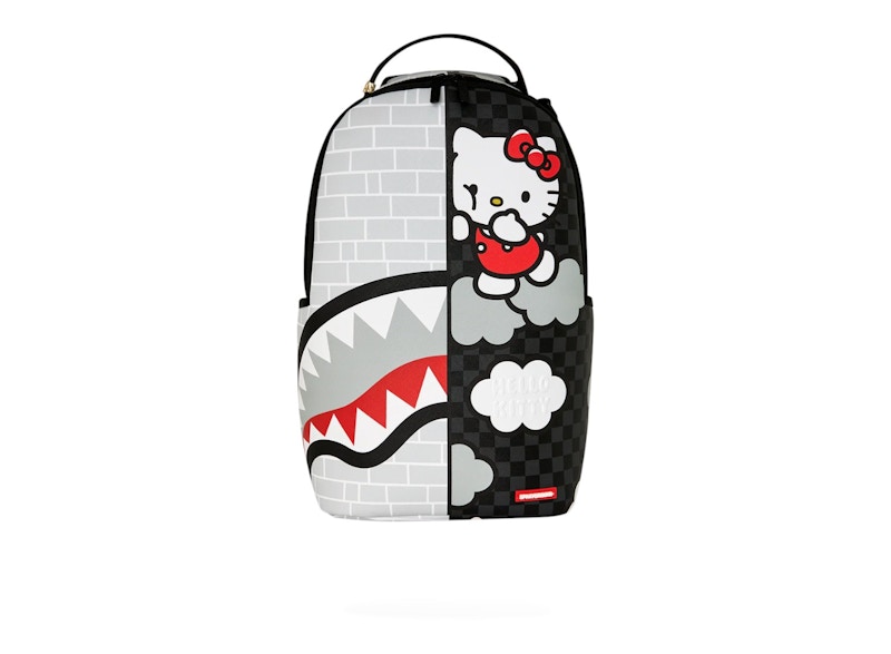 Sprayground Hello Kitty Official Collab Brick Wall Split Backpack Multicolor