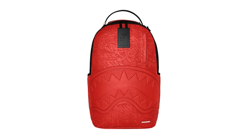 Sprayground James First Class Red Backpack Multicolor