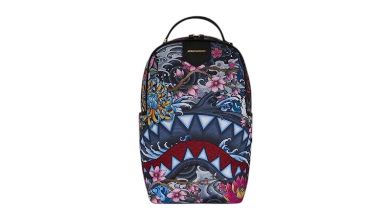 Sprayground Japanese Tattoo Shark Backpack Multicolor