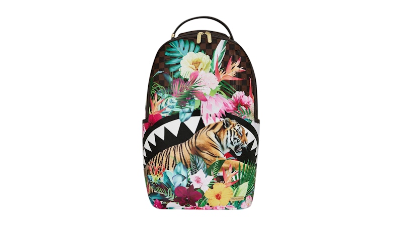 Sprayground Jungle Shark Backpack Multicolor