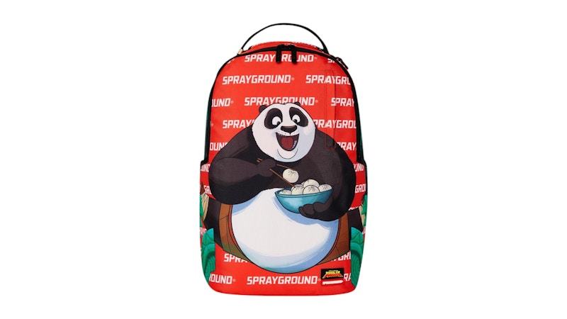 Pre-owned Sprayground Kung Fu Panda Po Power Pack Backpack In Multi