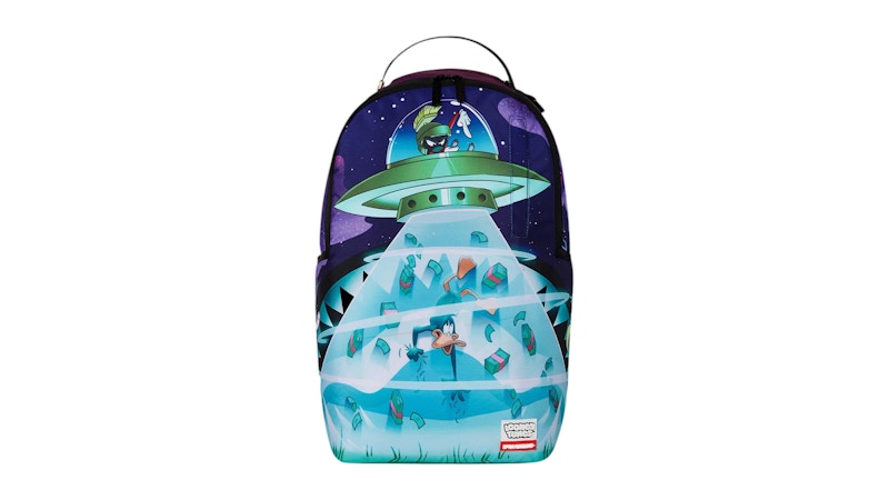 Pre-owned Sprayground Looney Tunes Marvin The Martian Payback Dlxr Backpack In Multi