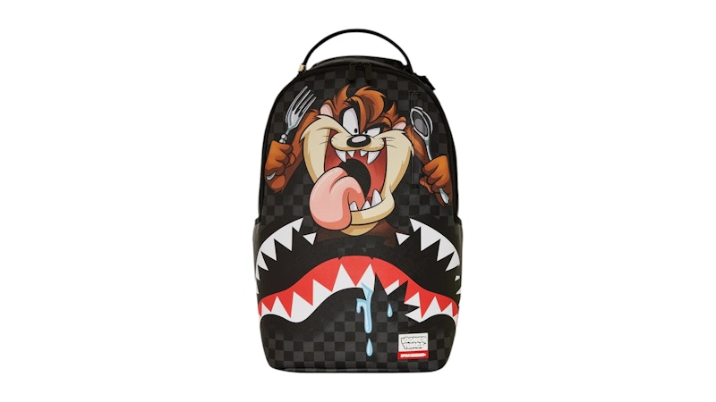 Pre-owned Sprayground Looney Tunes Taz Eat Shark Backpack In Multi