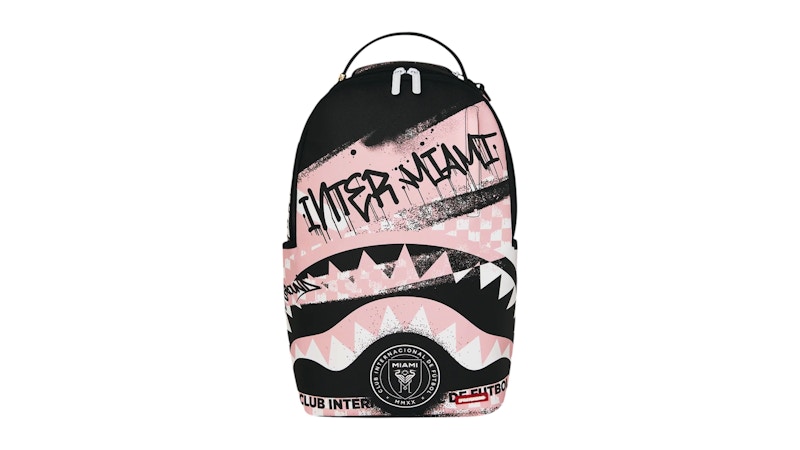 Sprayground MLS Inter Miami Stencil Shark DLXSV Backpack Multicolor