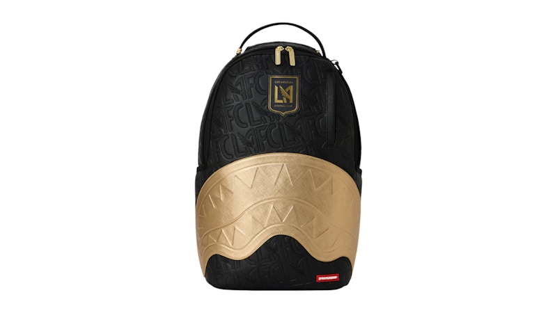 Sprayground MLS LAFC Gold Shark DLXSV Backpack Multicolor