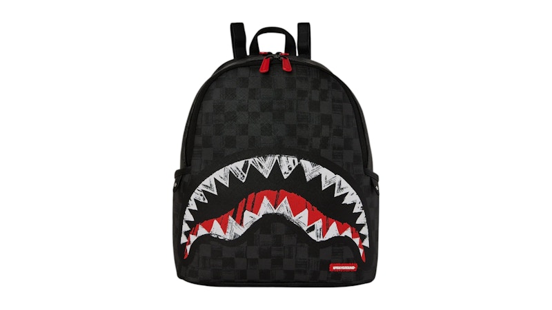 Pre-owned Sprayground Midnight Shadow Savage Backpack In Black