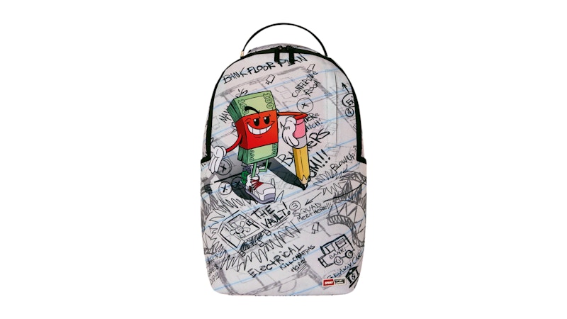 Sprayground Money Boy Schematics Backpack Multicolor