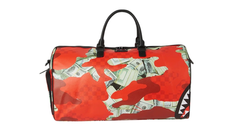 Sprayground Money Camo Duffle Multicolor