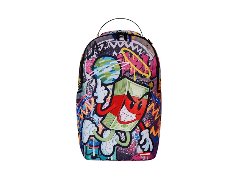 Sprayground Money Makes The World Go Round DLXV Backpack Multicolor