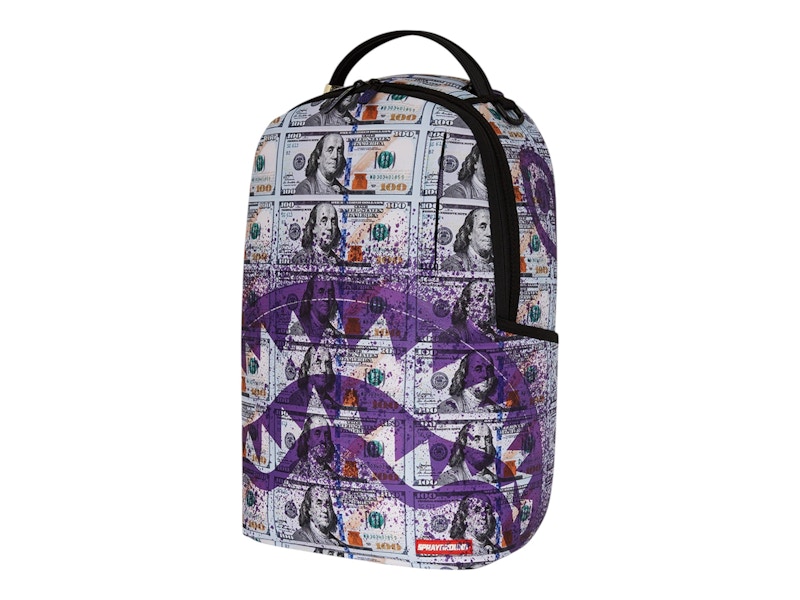 Sprayground Money Splat Backpack Backpack Violett Weiß