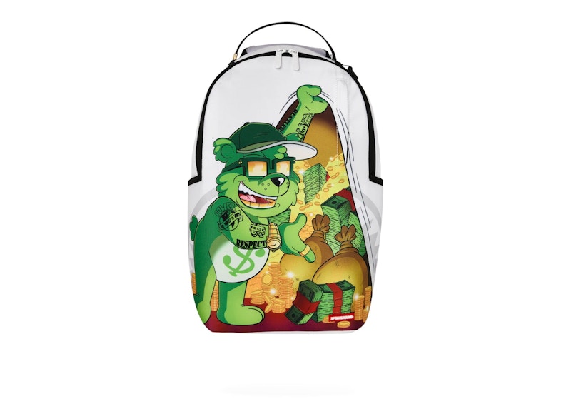 Sprayground Moneybear Cash Cub Backpack White