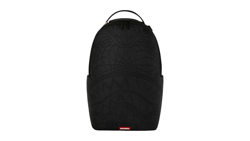 Mochila Sprayground Mythical Monogram Shark negra