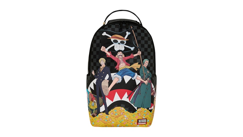 Sprayground One Piece Straw Treasure Hunt Backpack Multicolor