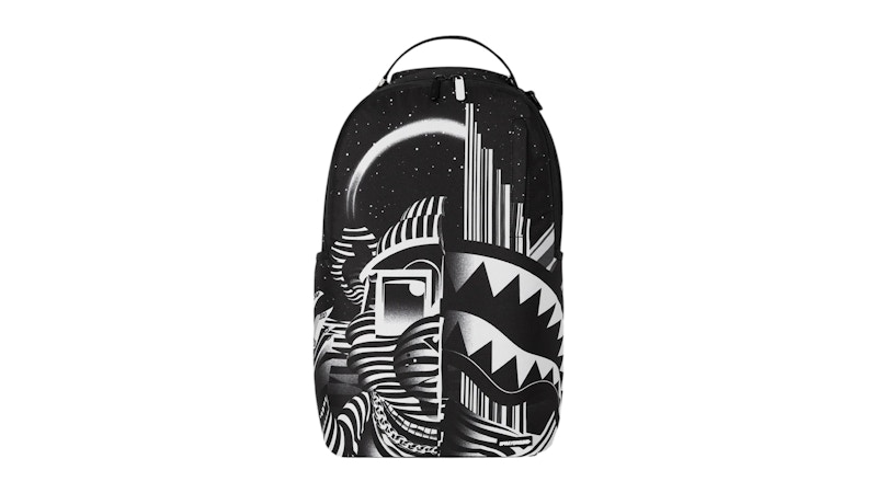 Pre-owned Sprayground Parallel Universe Bear Shark Dlxr Backpack In Multi