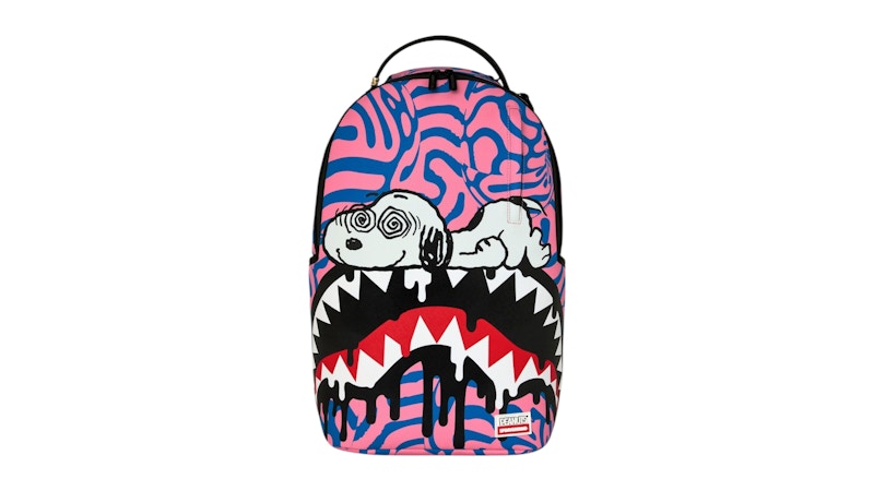 Sprayground Peanuts Snoopy Backpack Pink/Blue