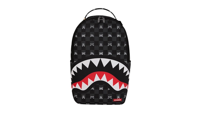 Men's Sprayground Peeking Character Check DLXSV Bag in Black