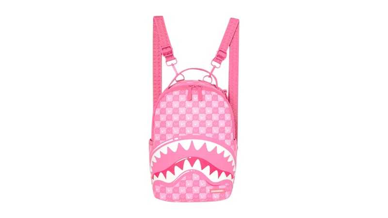 Sprayground Pink Check New Faces Mini Backpack Multicolor