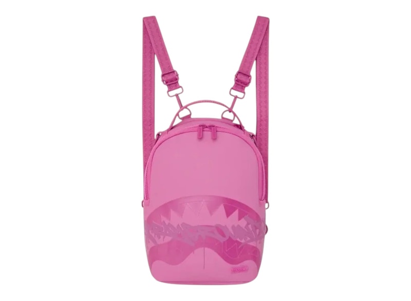 Sprayground Pink Ghost Drip Mini Backpack Multicolor