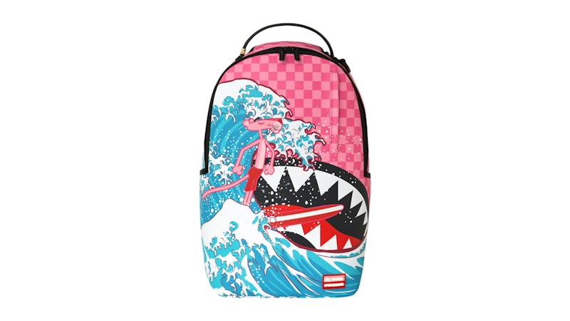 Sprayground Pink Panther Diamond Waves Backpack Multicolor