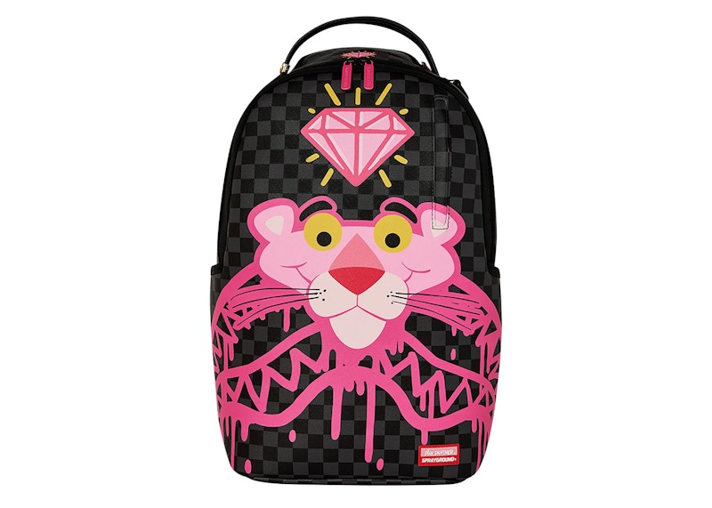 Sprayground Pink Panther Drippy Diamonds Backpack Multi