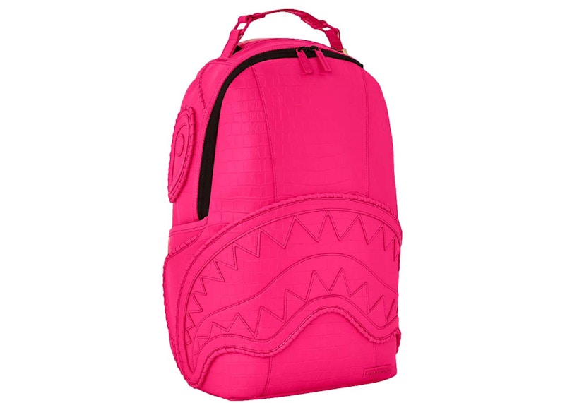 Pre-owned Sprayground Snake Dlxsv Backpack In Pink