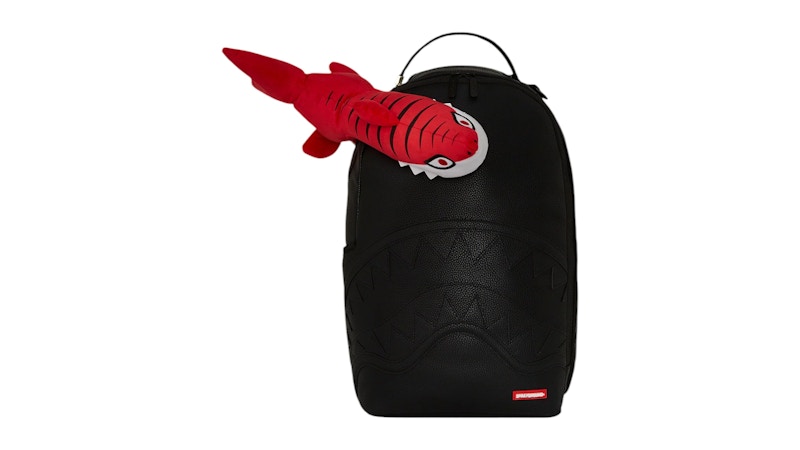 Pre-owned Sprayground Plush Shark Big Bite Backpack In Multi