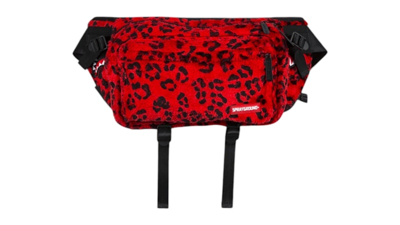 Sprayground Red Leopard Crossbody Multicolor