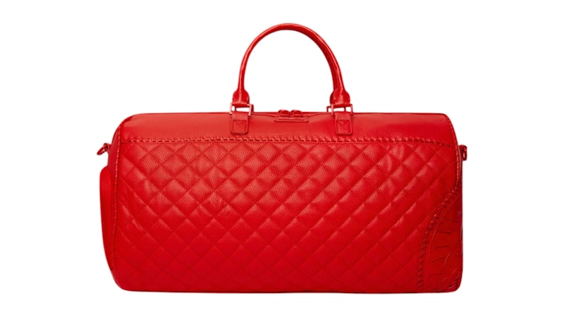 Sprayground Red Riviera Emperor Duffle Multicolor