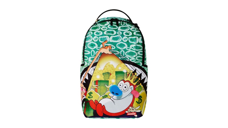 Sprayground Ren & Stimpy Hidden Gold Mine DLXR Backpack Multicolor