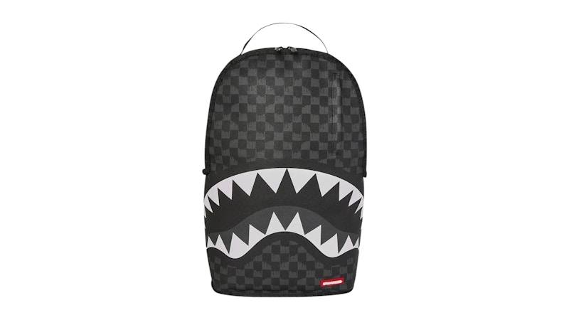 Sprayground Reverse Mode Purple Velour To Black Check Backpack Multicolor