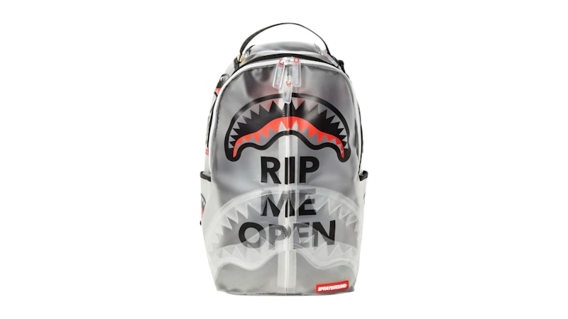 Sprayground Rip Me Open Backpack in Translucent White
