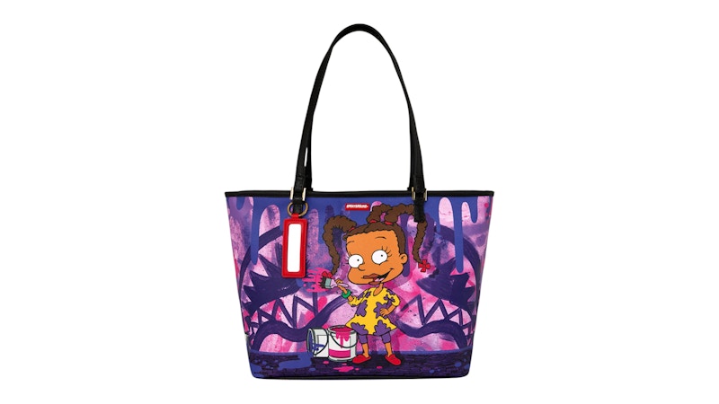 Sprayground Rugrats Susie Painting Shark Tote Multicolor