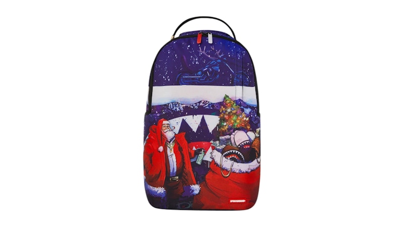 Sprayground Santa Big Bag Stacks Backpack Multicolor