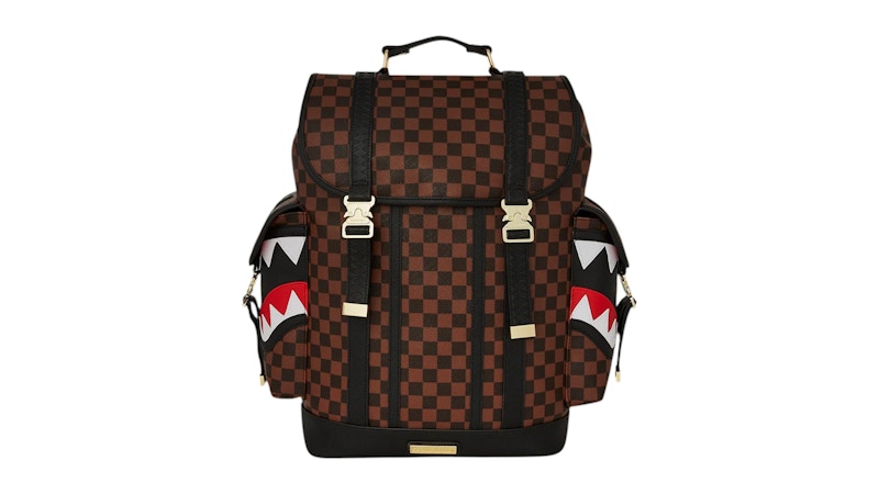 Pre-owned Sprayground Sawtooth Sharks In Paris Monte Carlo Backpack In Multi
