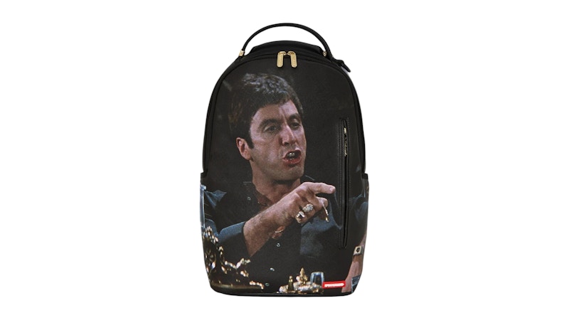 Pre-owned Sprayground Scarface Point It Out Backpack In Multi