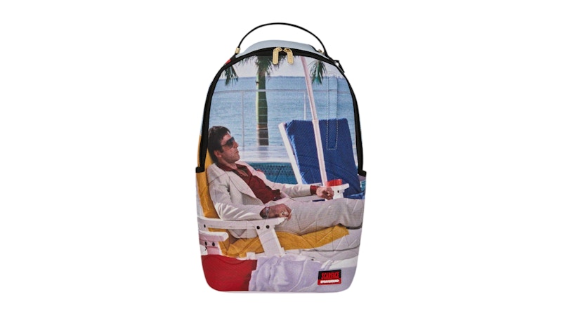Sprayground Scarface Tony Montana Chillin Backpack Multicolor
