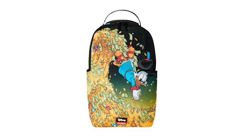 Sprayground Scrooge Mcduck Official Collab Money Rider Backpack Multicolor