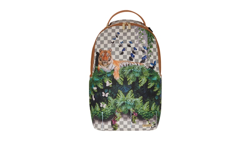 Sprayground Secret Garden Shark Backpack Multicolor