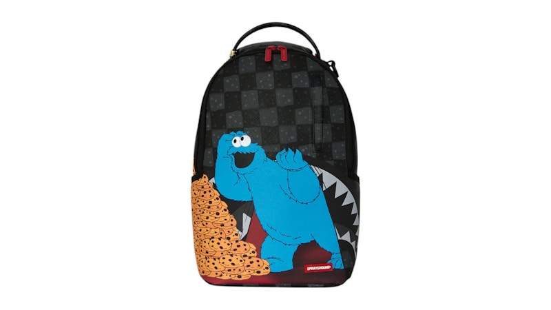 Sprayground Sesame Street Cookie Monster Stack Em High Mini Dlx Backpack Multicolor