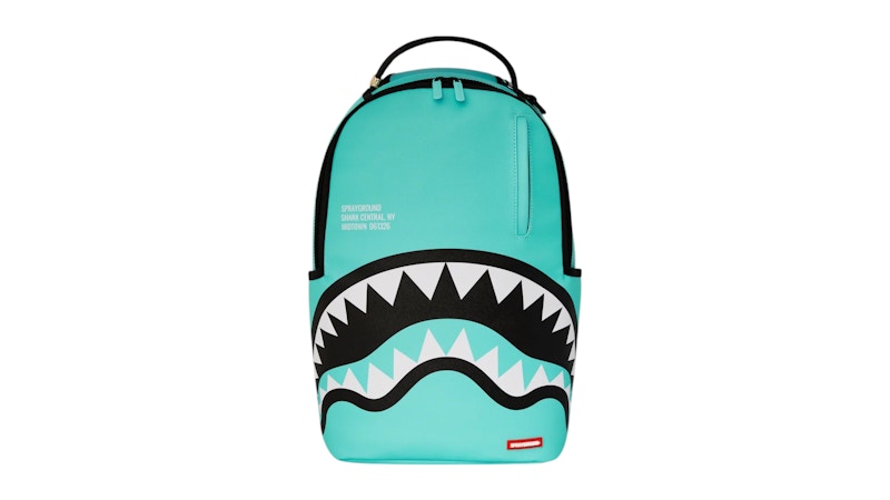 Pre-owned Sprayground Shark Central Adriatic Dlxsv Backpack In Multi